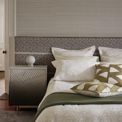The Rug Seller Tespi Damask Bedding Duvet Cover and Pillowcase by Zoffany in Chalk White&nbsp;65x65cm