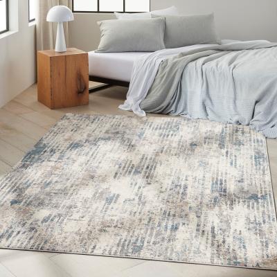 The Rug Seller Calvin Klein Infinity Rugs CK022 IFN02 in Ivory Grey Blue239x300cm