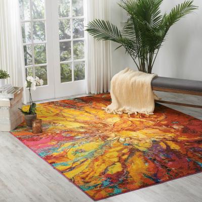 The Rug Seller Celestial Rugs CES03 Cayenne by Nourison