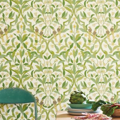 The Rug Seller Jasmine & Serin Symphony Wallpaper 10031 by Cole & Son in WhiteRoll