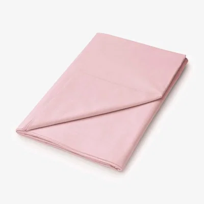 The Rug Seller Plain Dye Flat Sheet by Helena Springfield in Blush&nbsp;230x260cm