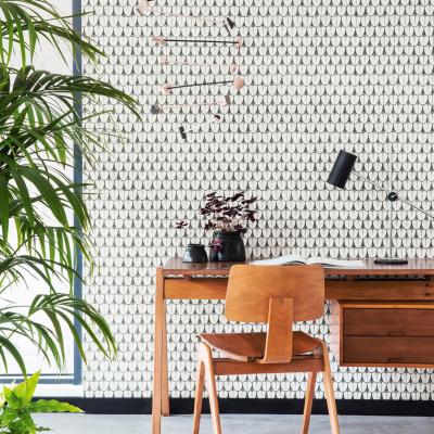 The Rug Seller Narina Wallpaper 10048 by Cole & Son in Soot SnowRoll