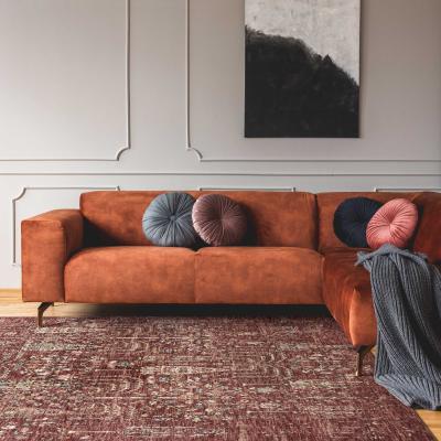 The Rug Seller Traditional Empire Rug By Concept Loom EMP03 in Rust Red