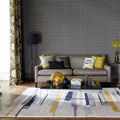 The Rug Seller Zeal Rugs 43004 Pewter by Harlequin&nbsp;250x350cm