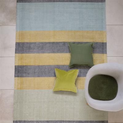 The Rug Seller Modern Lucien Stripe Rugs in Acacia Yellow by Designers Guild