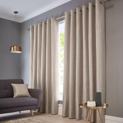 The Rug Seller Catalonia Jacquard Curtains By Clarke And Clarke in Natural&nbsp;168x183cm