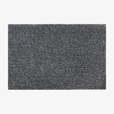 The Rug Seller Cotton Plain Washable Anti Slip in Charcoal grey&nbsp;50x75cm