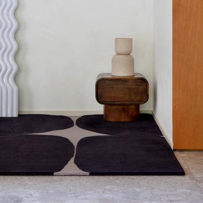 The Rug Seller Decor Bruta 092205 Rugs by Brink and Campman in Off Black140x200cm