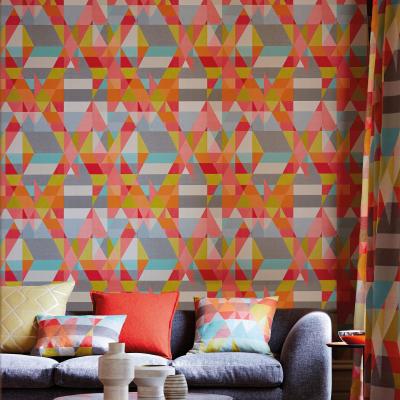 The Rug Seller Axis Wallpaper 110836 by Scion in Lime Peony Sunset&nbsp;Roll