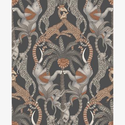 The Rug Seller Safari Totem Wallpaper 119 2009 by Cole & Son in Ginger Orange&nbsp;Roll