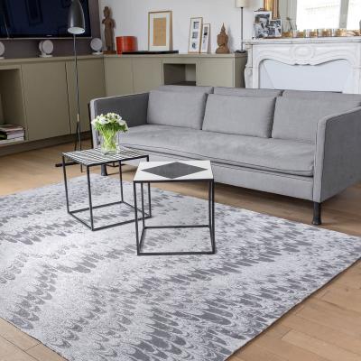 The Rug Seller Peacock Rugs CO001 by Edito in Grey