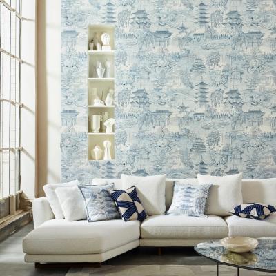 The Rug Seller Eastern Palace Wallpaper 312987 by Zoffany in Indigo Blue&nbsp;Roll