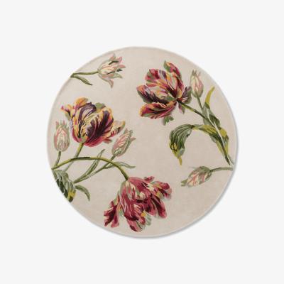 The Rug Seller Gosford 081300 Circle Rug by Laura Ashley in Cranberry Red&nbsp;200x200cm