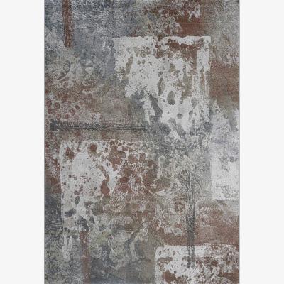 The Rug Seller Galleria Modern Abstract Rugs 63765 6250 in Terracotta Orange200x290cm