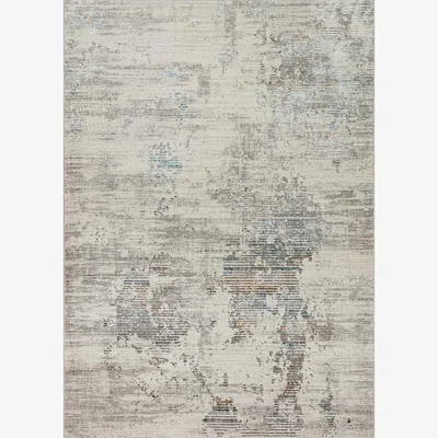 The Rug Seller Dalia DAL10 Abstract Rugs in Ivory Multicolour