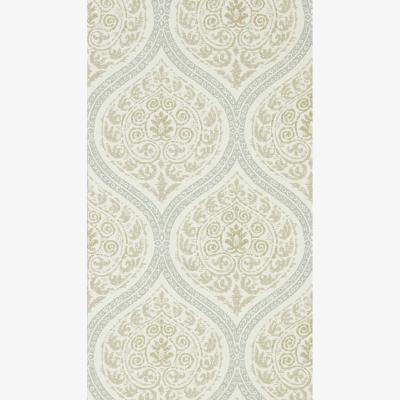 The Rug Seller Madurai Wallpaper 216755 by Sanderson in Stone Grey&nbsp;Roll