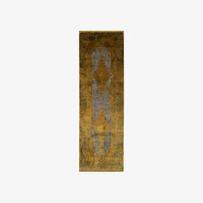 The Rug Seller Luxury Toros Medallion Runner Rug In Gold&nbsp;80x240cm
