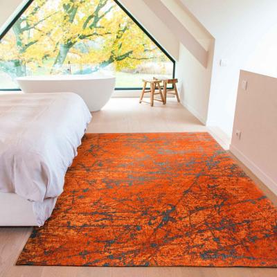 The Rug Seller Mad Men Stellar Rug 9219 in Nebula Orange