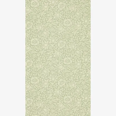 The Rug Seller Mallow Wallpaper 216678 by Morris & Co in Apple Green&nbsp;Roll