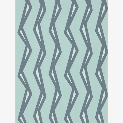 The Rug Seller Rayo Zigzag Wallpaper 111815 by Scion in Mist Denim Blue&nbsp;Roll