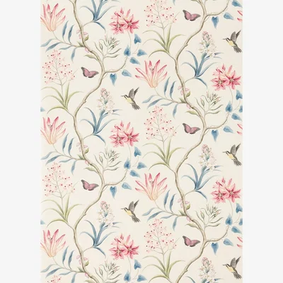 The Rug Seller Clementine Wallpaper 213387 by Sanderson in Indienne Multi&nbsp;Roll