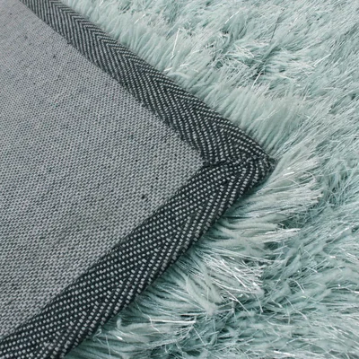 The Rug Seller Dazzle Shaggy Rugs in Duck Egg