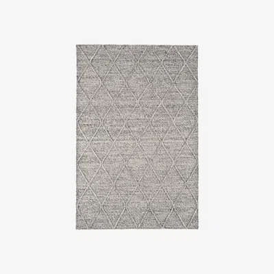 The Rug Seller Katherine Carnaby Coast Diamond CD03 Grey Marl Rug