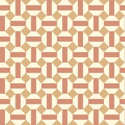 The Rug Seller Alicatado Wallpaper 117 12039 by Cole & Son in TerracottaRoll