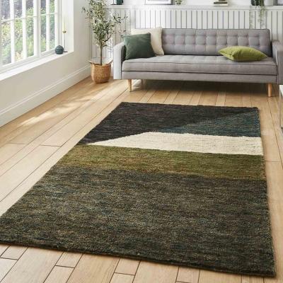 The Rug Seller Hemp 23373 Modern Geometric Rugs in Multi150x230cm