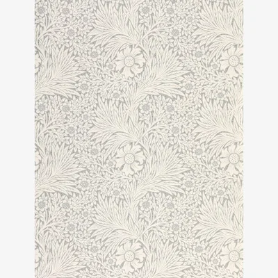 The Rug Seller Pure Marigold Wallpaper 216536 by Morris & Co in Cloud Grey&nbsp;Roll