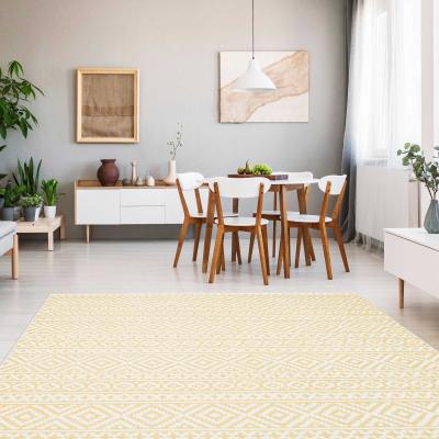 The Rug Seller Jazz Jaz06 Indoor Outdoor Rugs in Amber Yellow