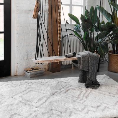 The Rug Seller Boho and Scandic Yagour Rugs 5966 060 in White and Beige