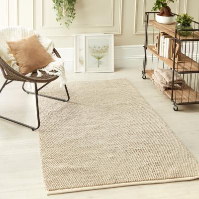 The Rug Seller La Playa Woven Wool Rugs in Natural