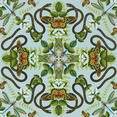 The Rug Seller Emerald Forest Wallpaper W0129 04 by Wedgwood in Smoke&nbsp;Roll