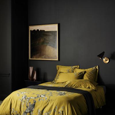 The Rug Seller Darnley Toile Bedding by Zoffany in Tiger Eye Yellow65x65cm