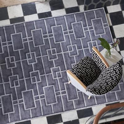 The Rug Seller Rheinsberg Rugs in Granite by Designers Guild