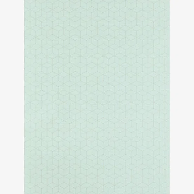 The Rug Seller Vault Geometric Wallpaper 112087 by Harlequin in Seaglass Green&nbsp;Roll