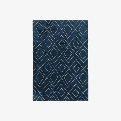 The Rug Seller Nomad NM02 Rugs in Blue