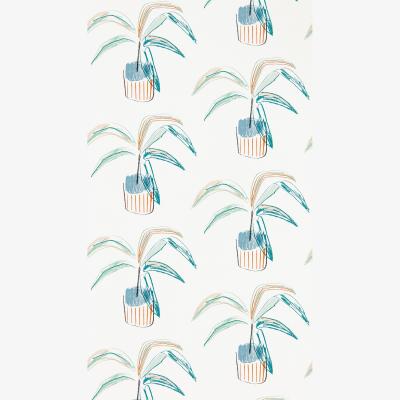 The Rug Seller Crassula Wallpaper 111990 by Scion in Tangerine Mint Green&nbsp;Roll