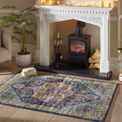 The Rug Seller Granada Traditional Persian Rugs in Emerald Green&nbsp;80x150cm