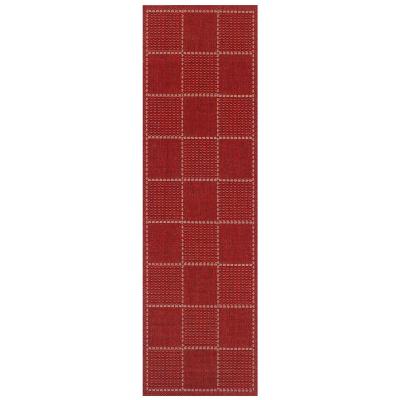The Rug Seller Super Sisalo Anti Slip Kitchen Runners in Red&nbsp;60x230cm