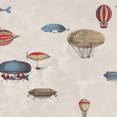 The Rug Seller Macchine Volanti Wallpaper 2 Roll Set 10020 by Cole & Son in Stone&nbsp;Roll