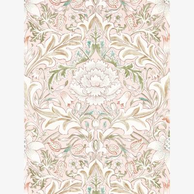 The Rug Seller Severn Wallpaper 217073 by Morris & Co in Cochineal Willow Green&nbsp;Roll