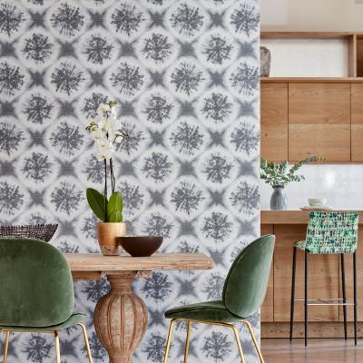 The Rug Seller Nihan Wallpaper 111642 by Harlequin in Graphite Grey&nbsp;Roll
