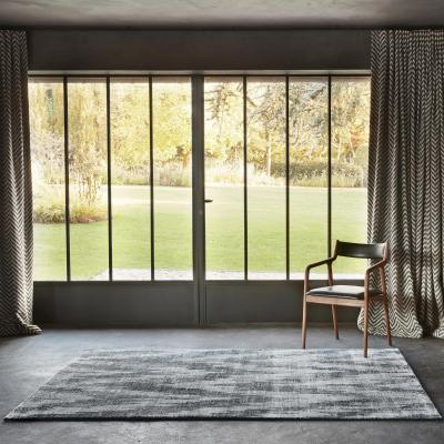 The Rug Seller Canyon Modern Abstract Chevron Print Rugs 52053 3585 in Black