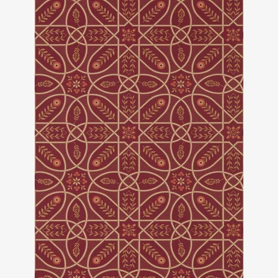 The Rug Seller Brophy Trellis Wallpaper 216701 by Morris & Co in Russet Gold&nbsp;Roll