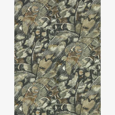 The Rug Seller Lamina Wallpaper 112168 by Harlequin in Onyx BronzeRoll