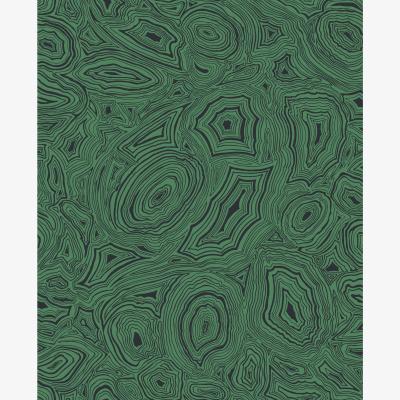 The Rug Seller Malachite Wallpaper 17035 by Cole & Son in Emerald Green Black&nbsp;Roll