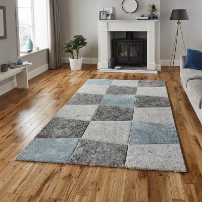 The Rug Seller Brooklyn 22192 Modern Rugs in Grey Blue&nbsp;160x220cm