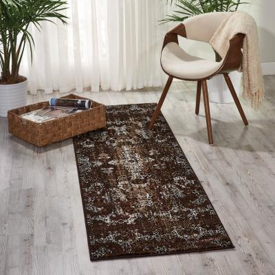 The Rug Seller Karma Hallway Runners KRM04 in Mocha&nbsp;66x229cm